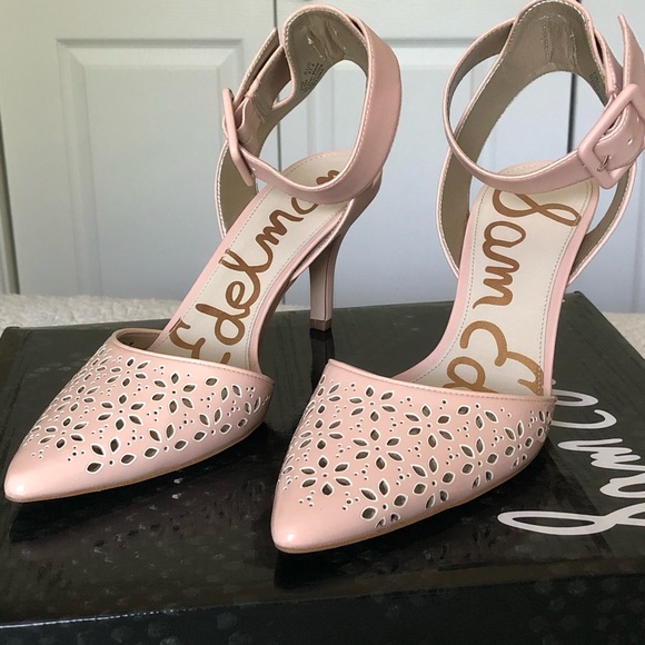 Sam Edelman Shoes - Sam Edelman Odynna Lt Pink Patent Leather Heels